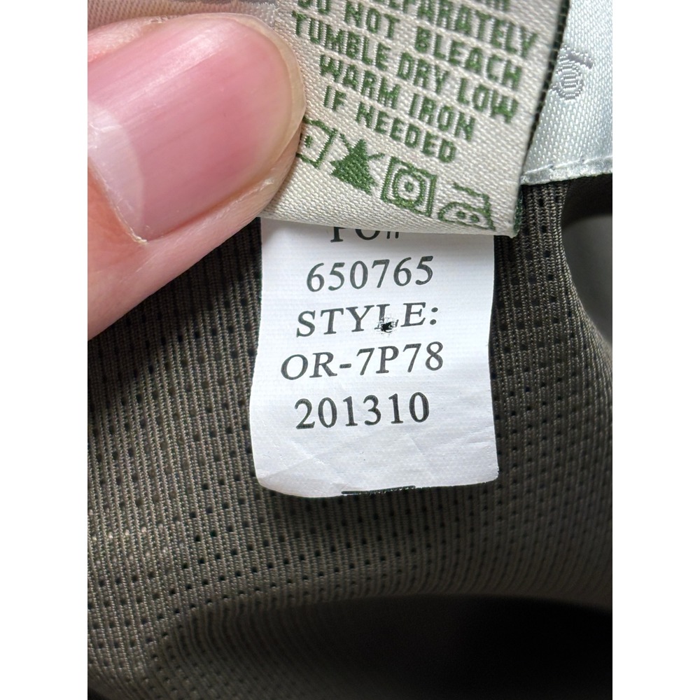 Orvis Mens Khaki Cotton Utility Fishing Travel Vest XL OR-7P78 Tan Mesh Lined - Picture 6 of 9